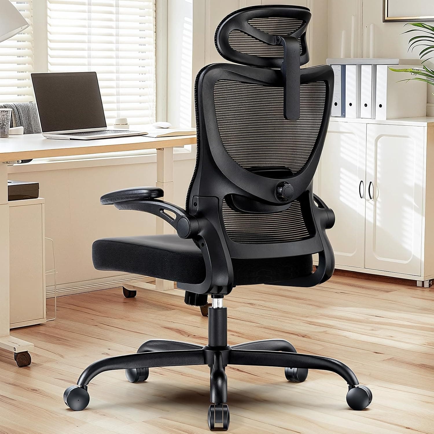 HUANUO Ergonómica respaldo alto y brazos 3D