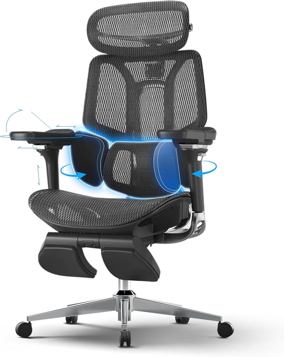 Hbada E3 Pro con reposapiés